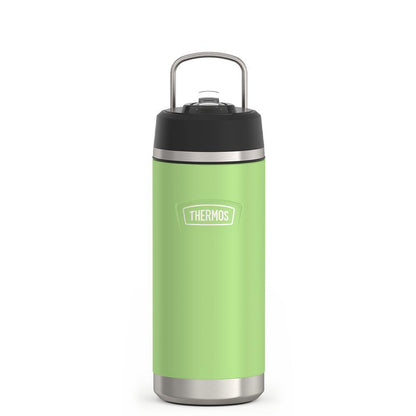 Thermos 18oz Icon Kids Water Bottle With Straw Lid Orange