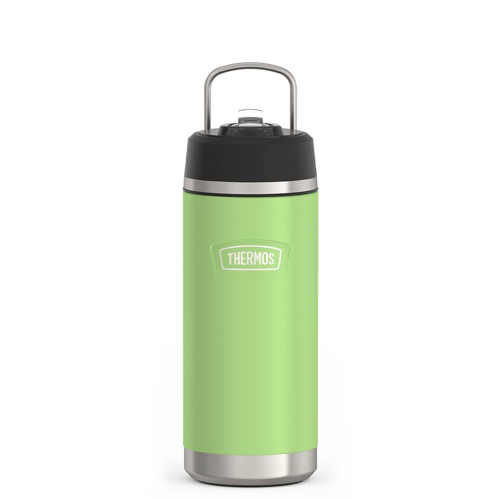 Thermos 18oz Icon Kids Water Bottle With Straw Lid Matte Stainless Steel