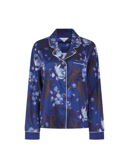 Ted Baker Isla Floral Print Satin Long Pyjama Set Women's