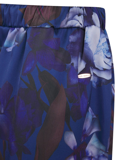 Ted Baker Isla Floral Print Satin Long Pyjama Set Women's