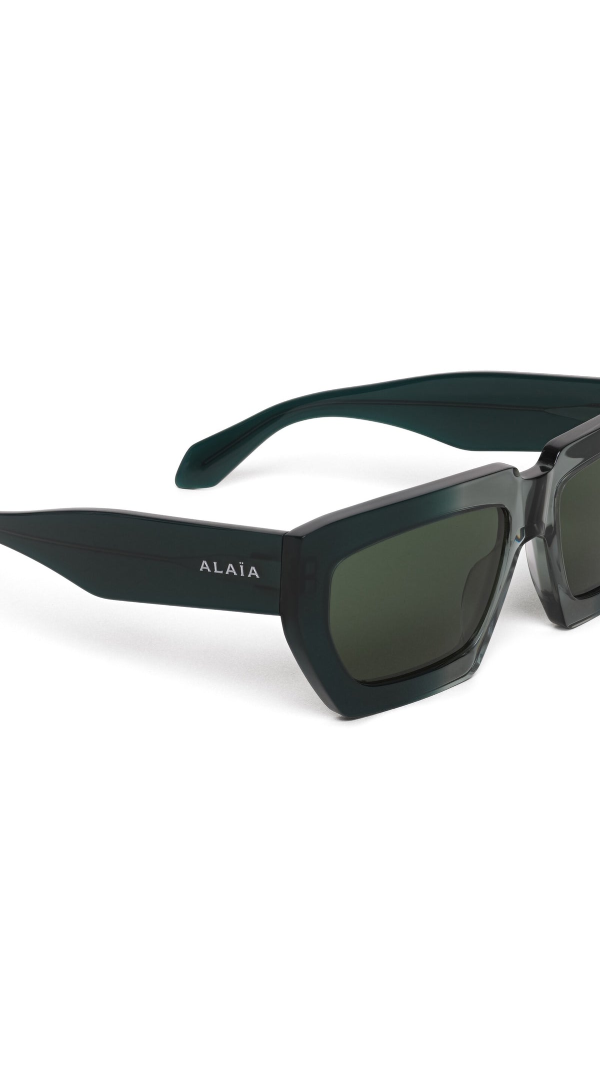Alaïa Melted Rectangular Sunglasses