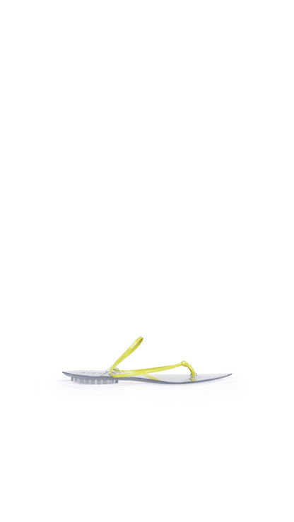 Alaïa Invisible Thong In Patent Leather