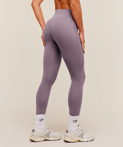 Women's Gymshark Intense Bum Scrunch Leggings Dusk Purple