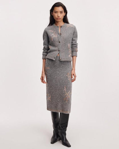 Rag & Bone Iris Beaded Skirt
