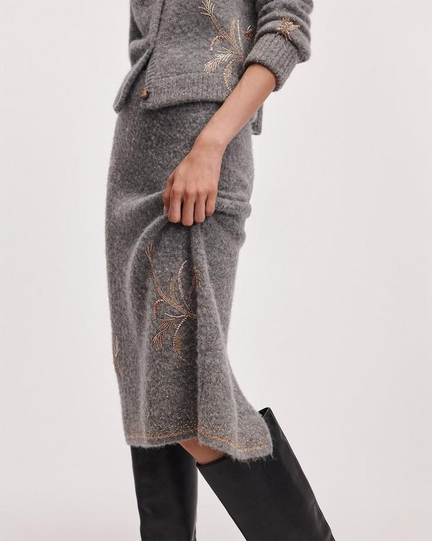Rag & Bone Iris Beaded Skirt