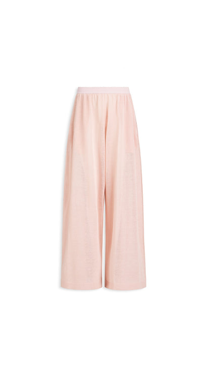 Alaïa Fluid Silk Linen Pants