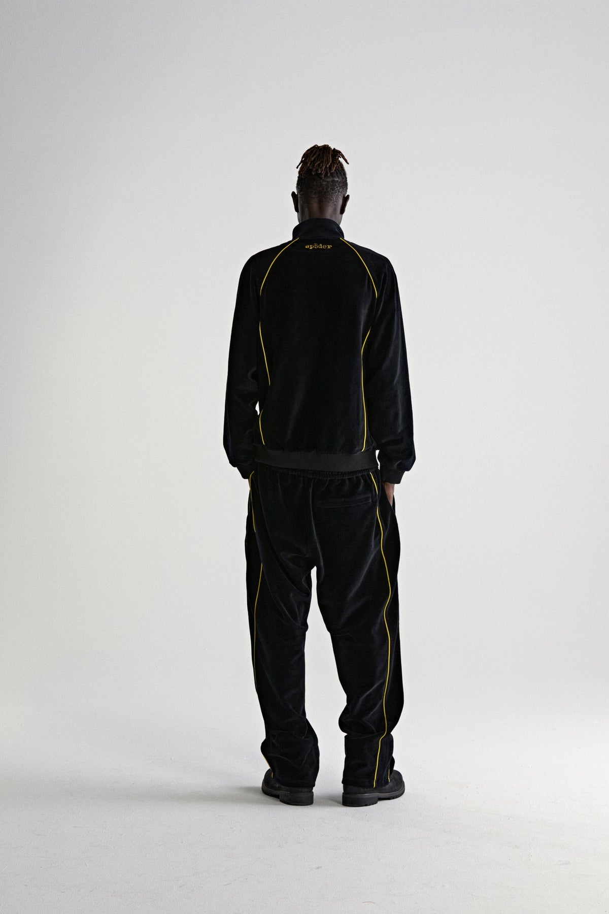 Sp5der Outline Velour Track Jacket