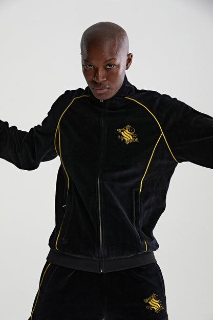 Sp5der Outline Velour Track Jacket