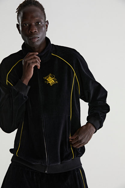 Sp5der Outline Velour Track Jacket