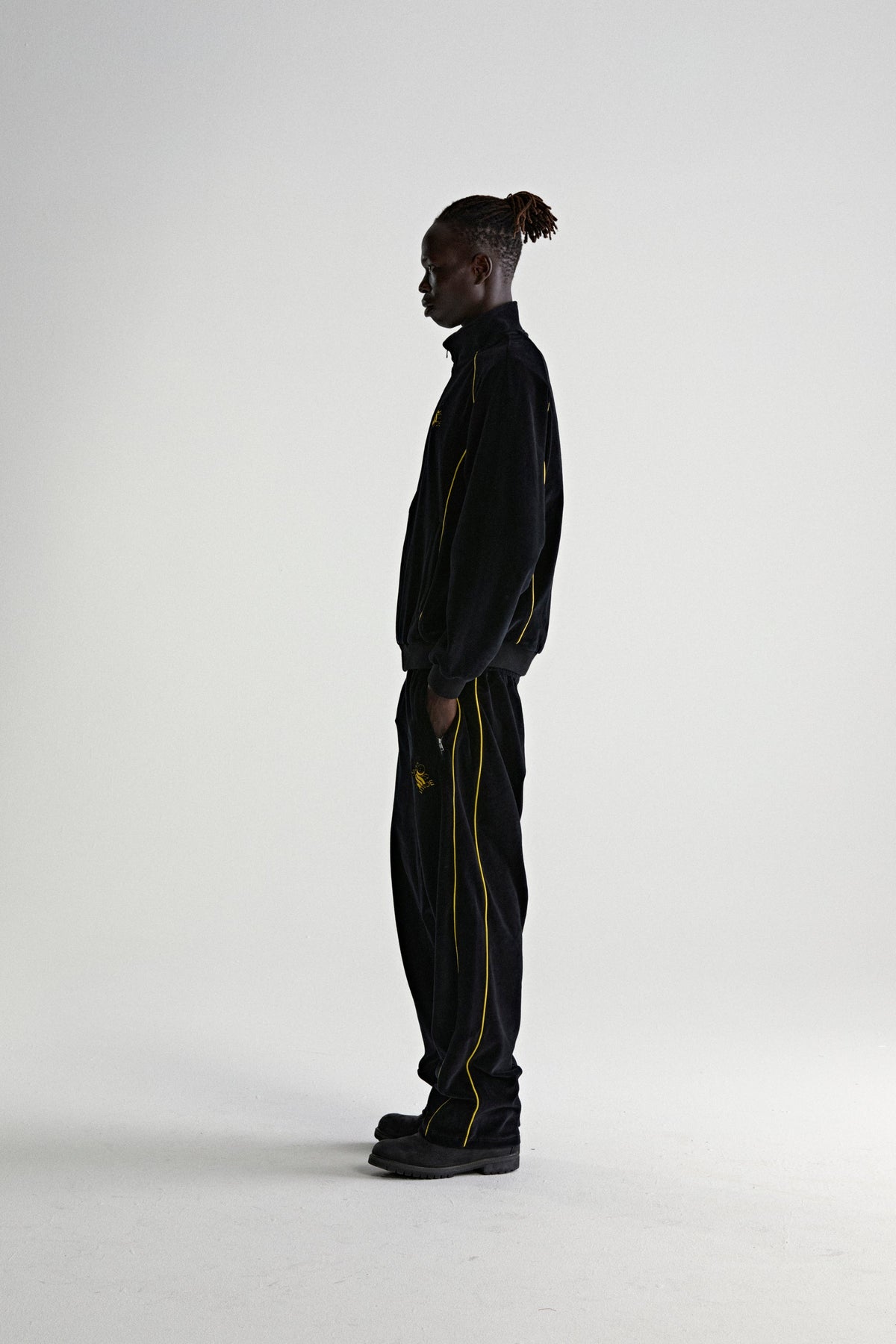 Sp5der Outline Velour Track Jacket
