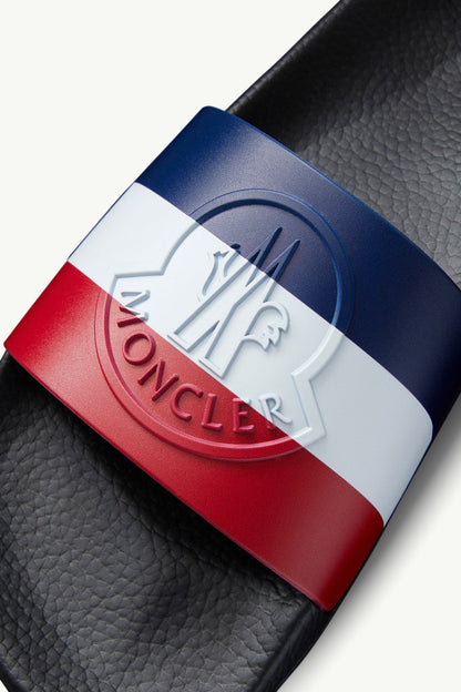 Moncler Basile Slides Black