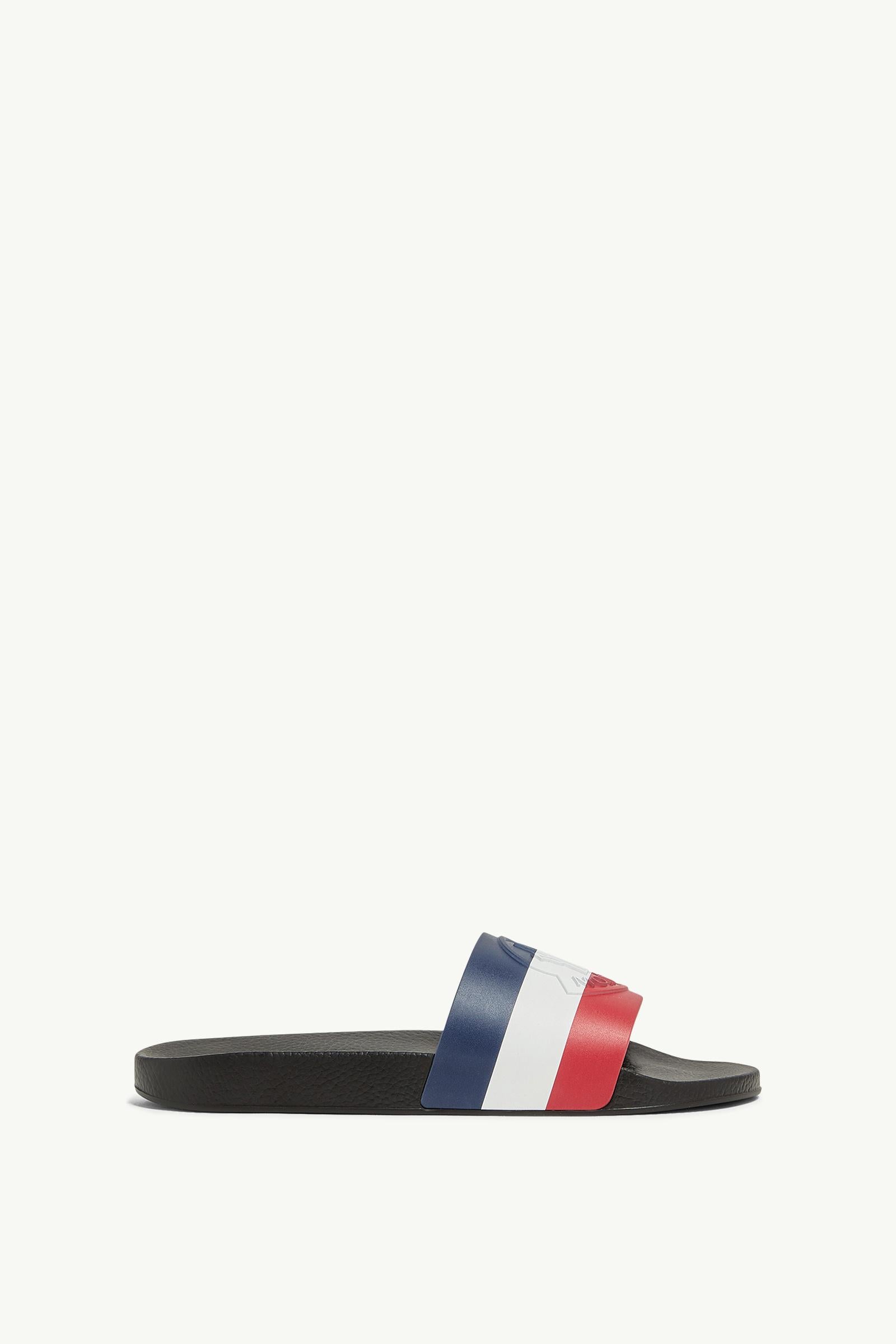 Moncler Basile Rubber Slides Black