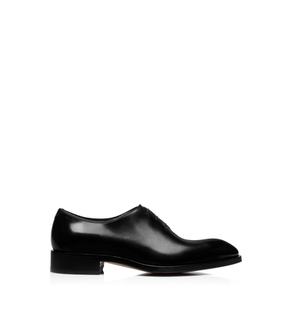 Tom Ford Burnished Leather Whole Cut Lace Up