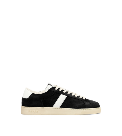 Tom Ford Grain Leather And Suede Blake Sneaker