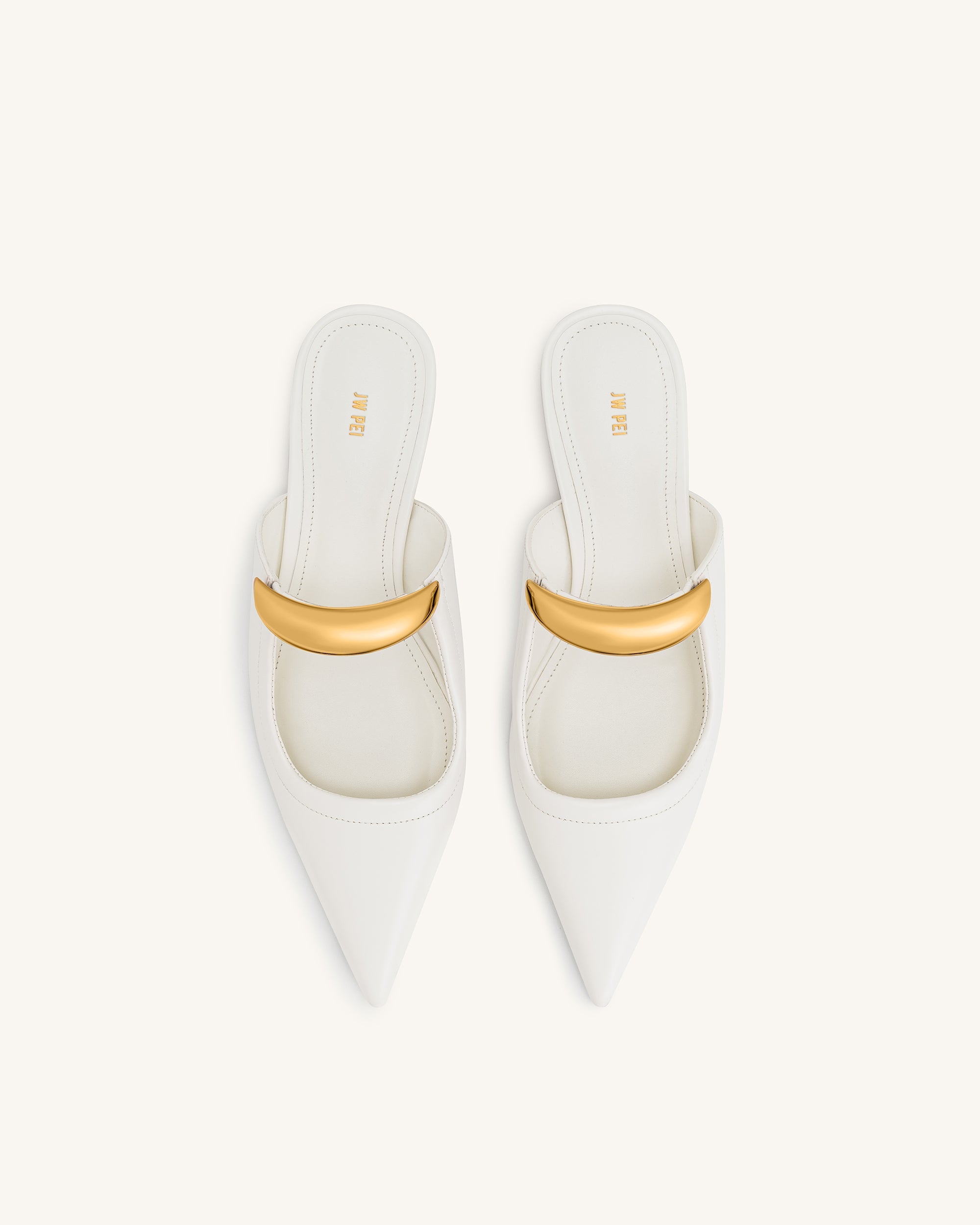 Jw Pei Helena Pierced Mules White