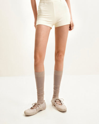 Jw Pei Caitlin Lace Up Ballerina Sneakers Beige
