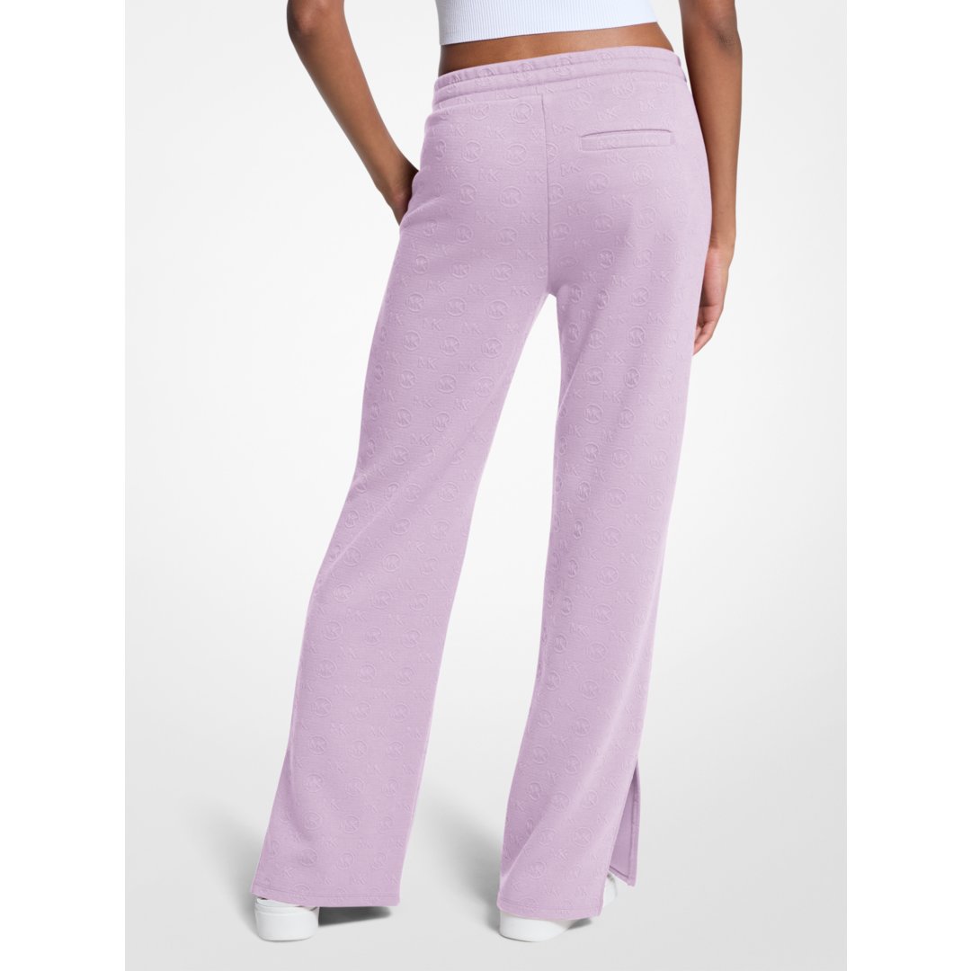 Michael Kors Logo Jacquard Knit Pants QUARTZ