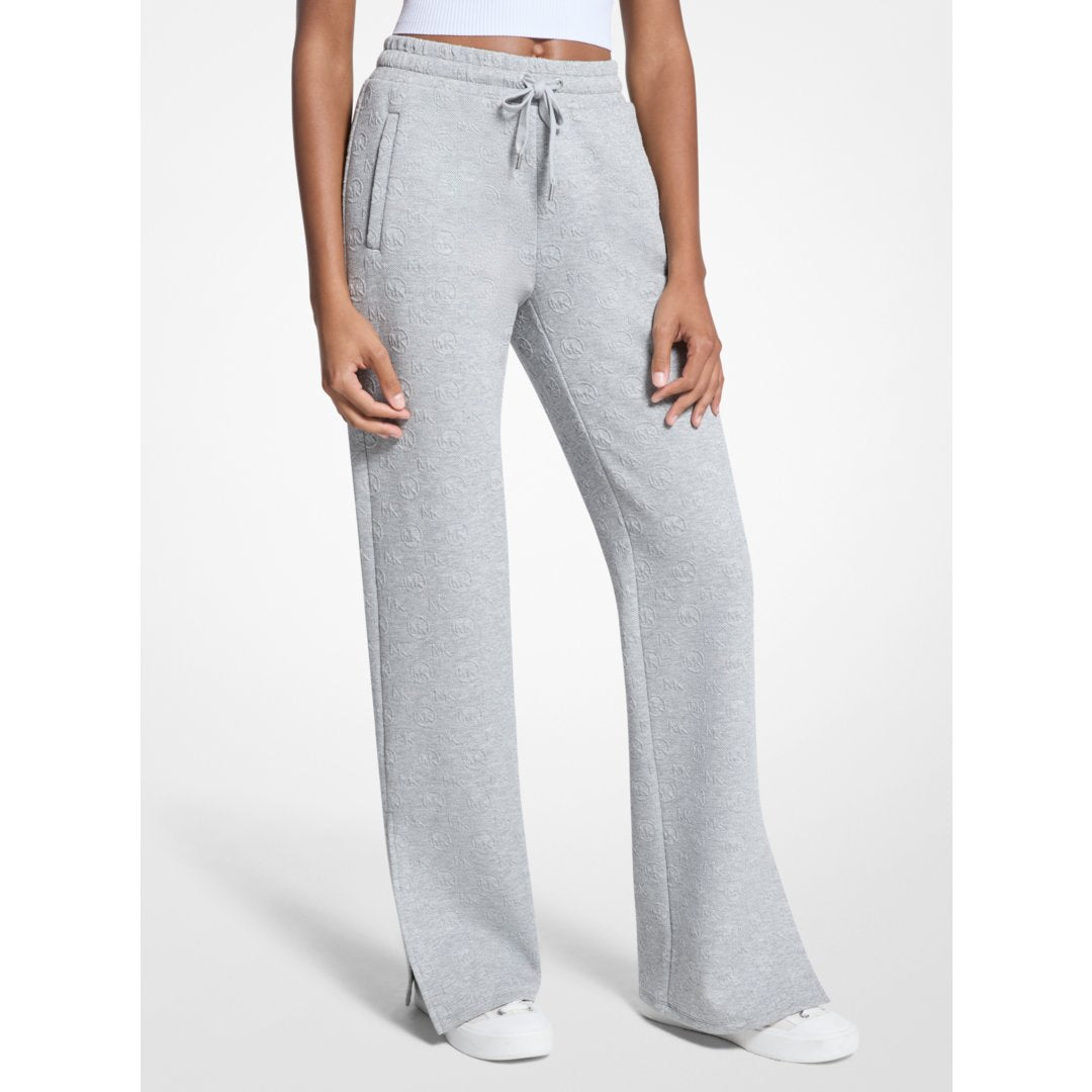 Michael Kors Logo Jacquard Track Pants PEARL GREY