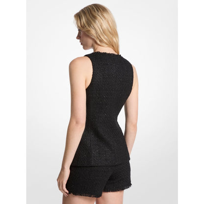 Michael Kors Tweed Vest BLACK