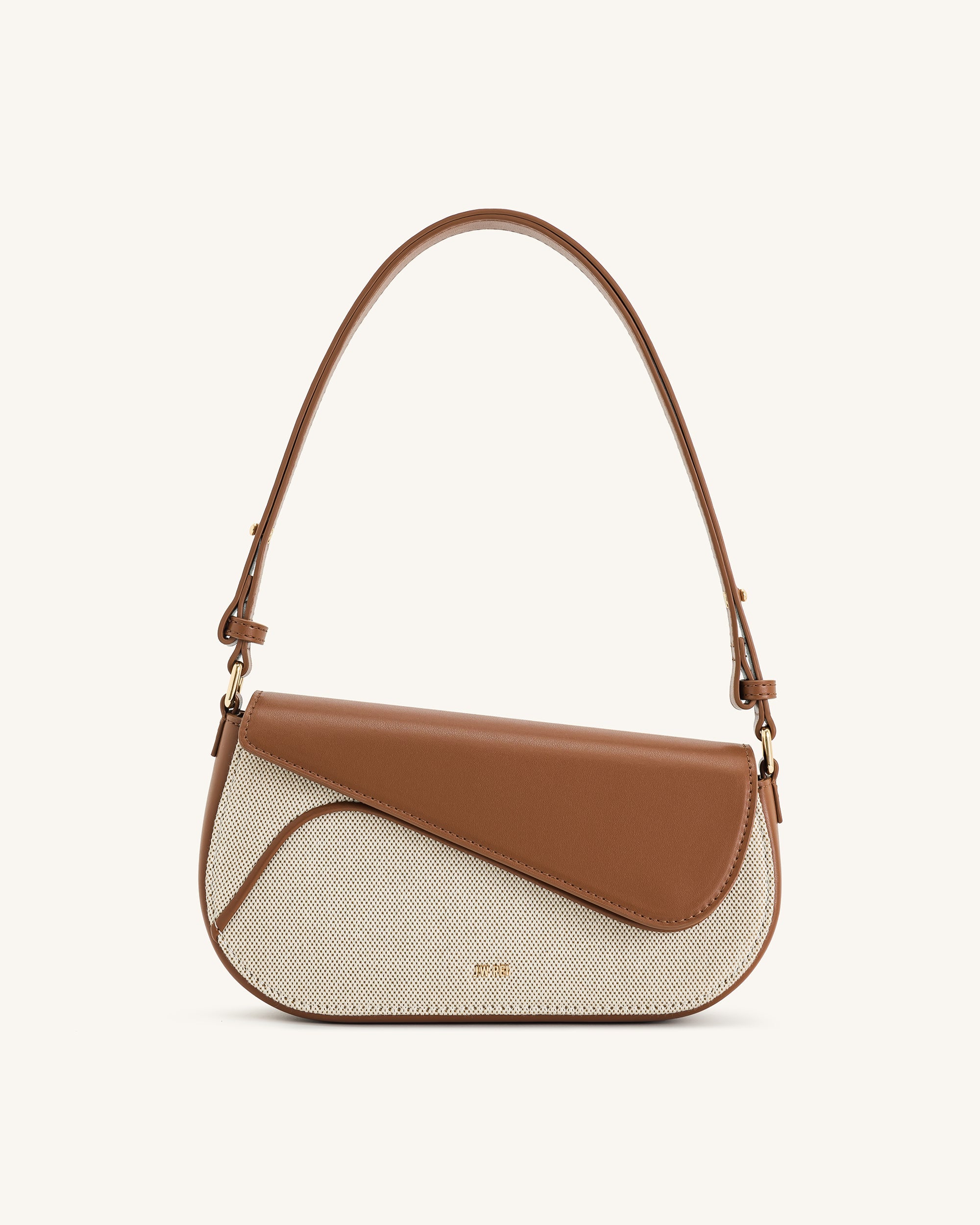 Jw Pei Addisyn Shoulder Bag Brown Canvas