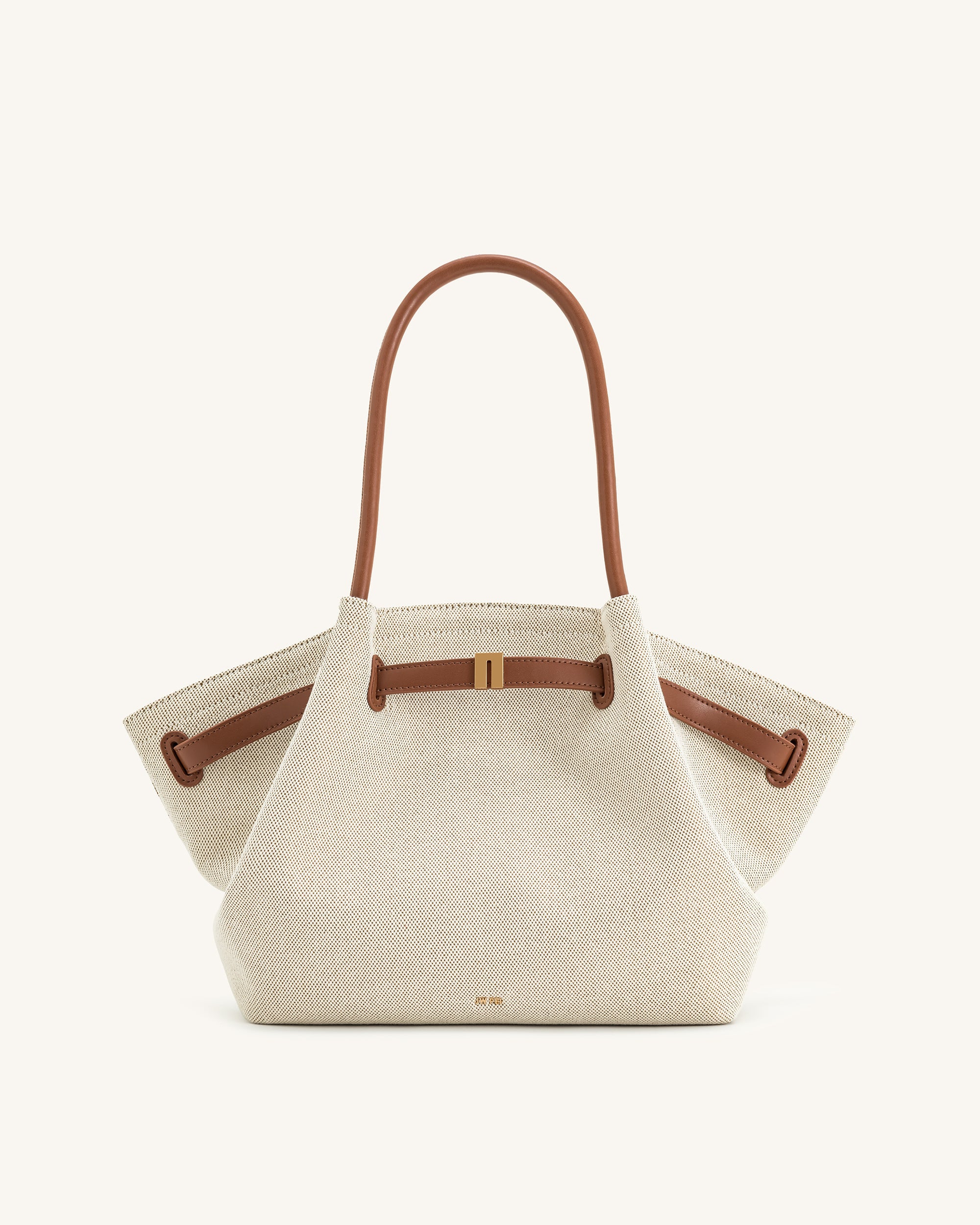 Jw Pei Hana Medium Tote Bag Brown Canvas