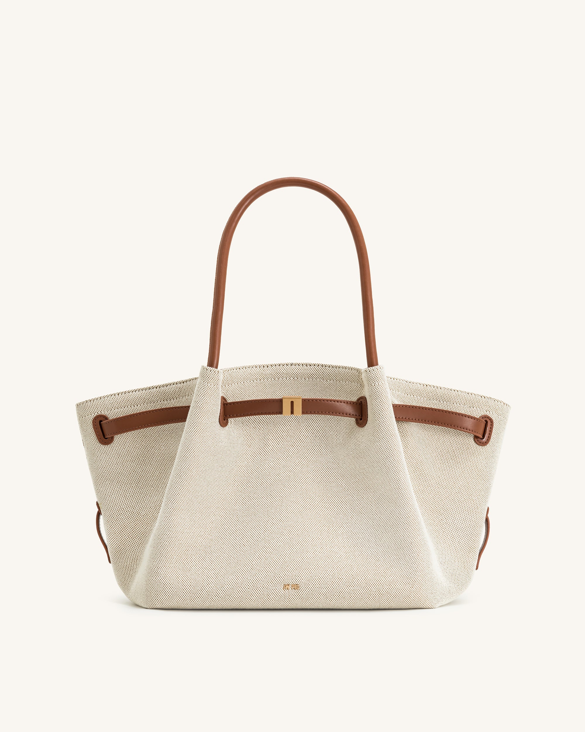 Jw Pei Hana Medium Tote Bag Brown Canvas