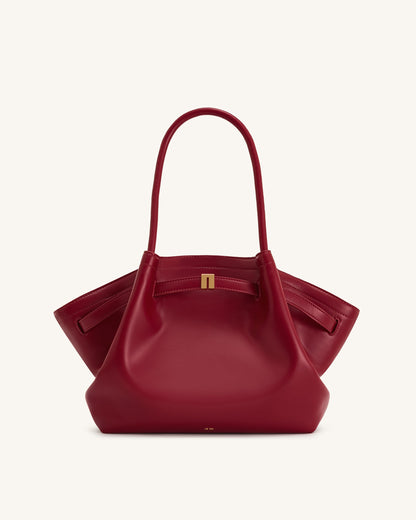 Jw Pei Hana Medium Tote Bag Claret