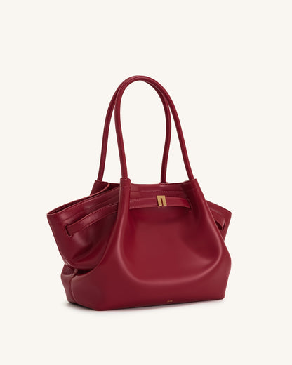 Jw Pei Hana Medium Tote Bag Claret