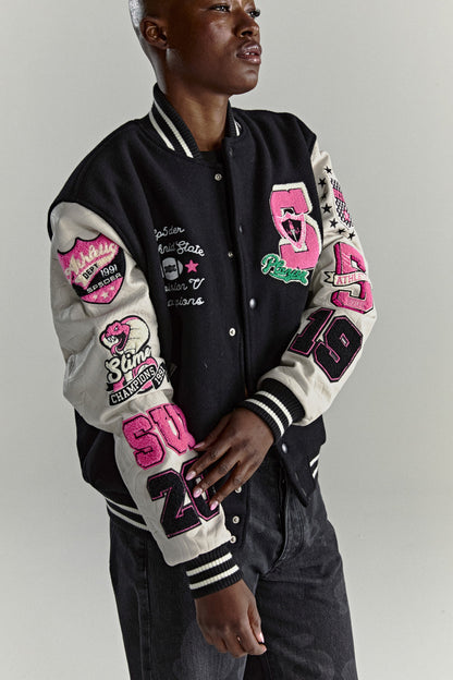 Sp5der Division 5 Varsity Jacket