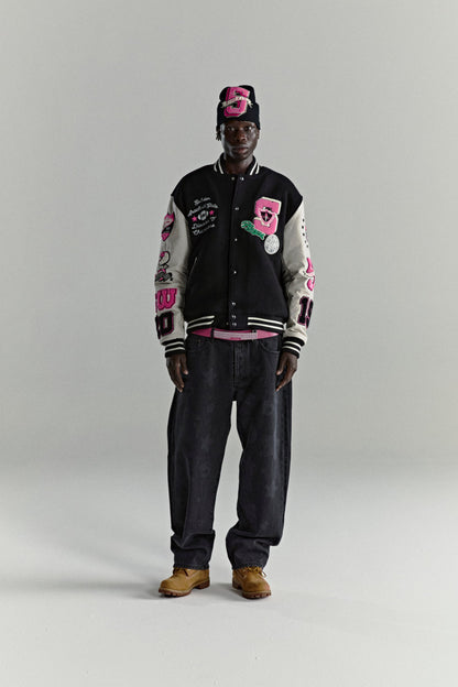 Sp5der Division 5 Varsity Jacket