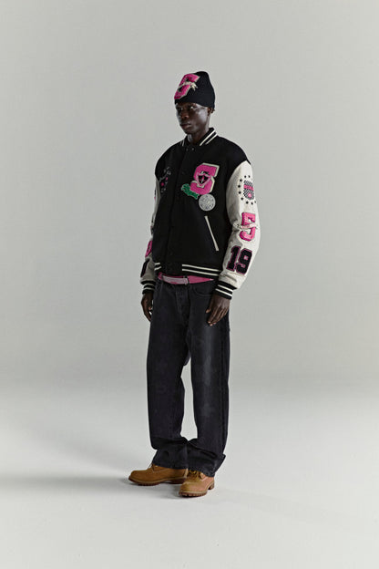 Sp5der Division 5 Varsity Jacket