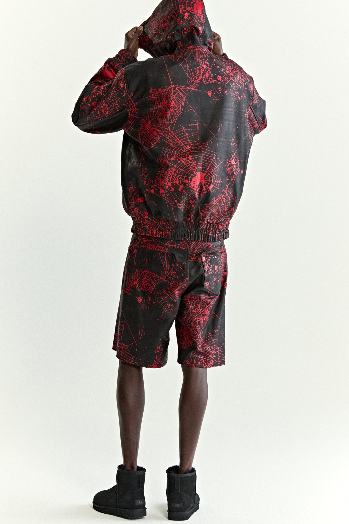 Sp5der V2 WEB Leather Jacket