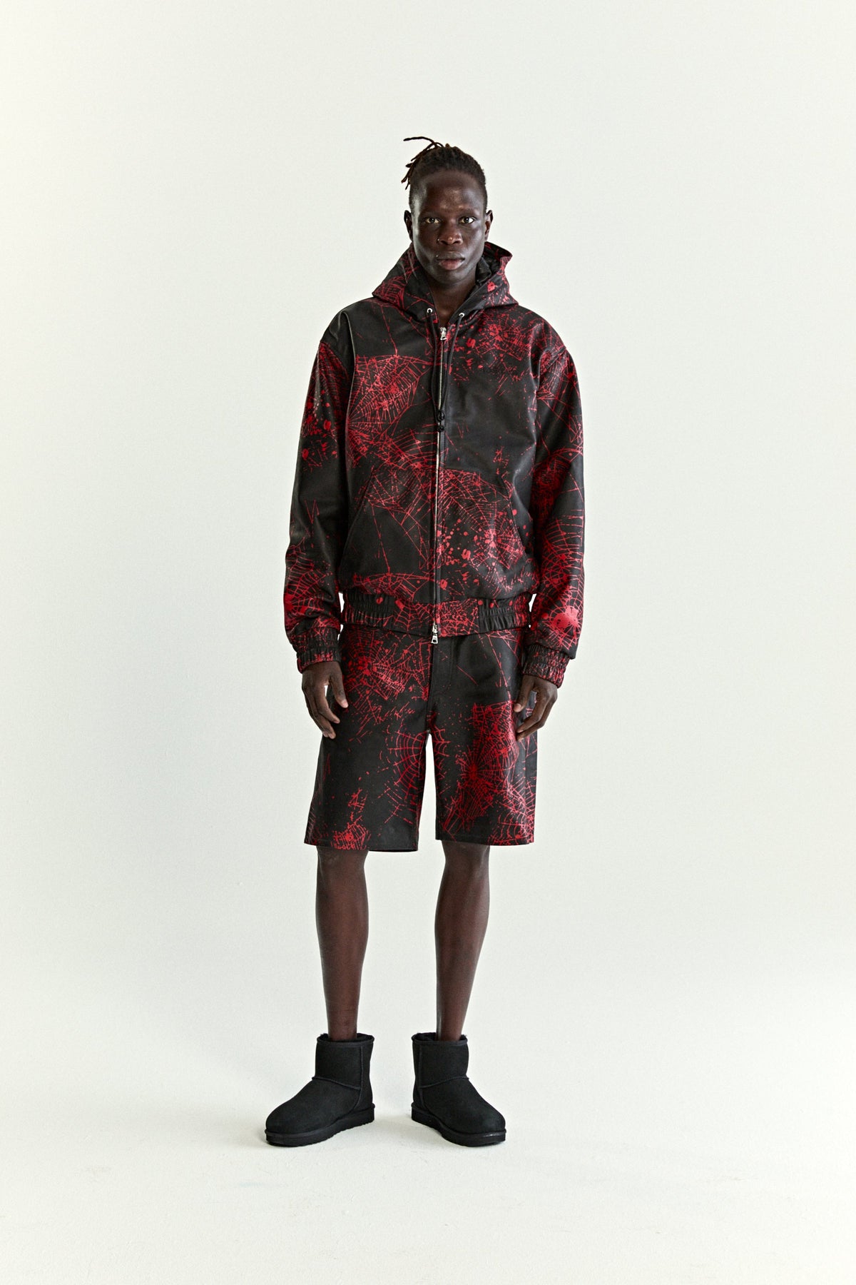 Sp5der V2 WEB Leather Jacket