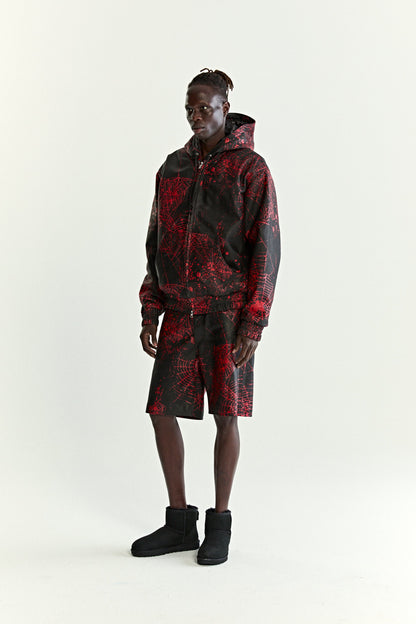 Sp5der V2 WEB Leather Jacket