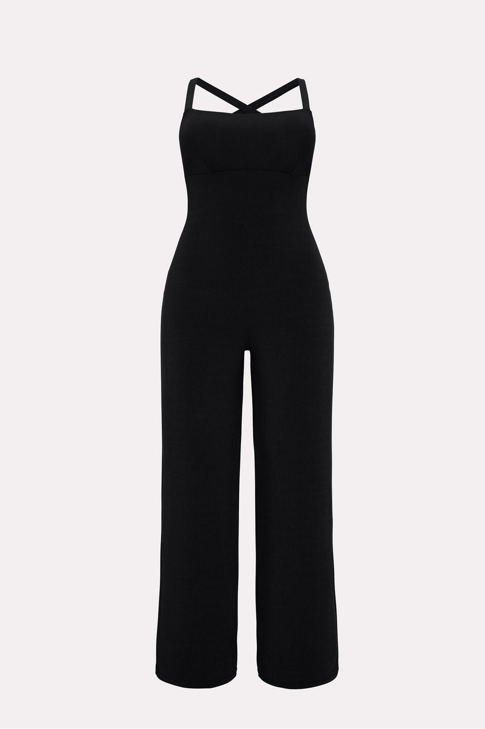 Fabletics Smooth As Hell Criss Cross Back Jumpsuit