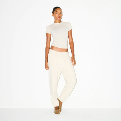 Skims Cotton Fleece Classic Jogger Oatmeal Heather