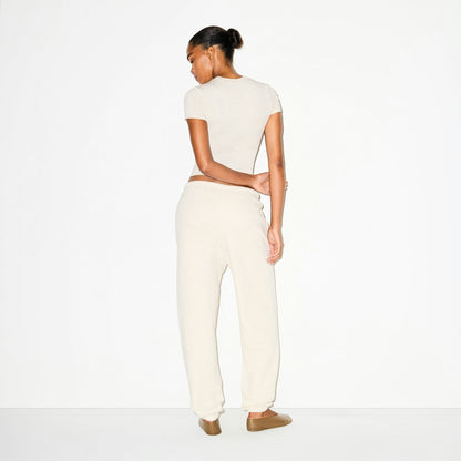 Skims Cotton Fleece Classic Jogger Oatmeal Heather