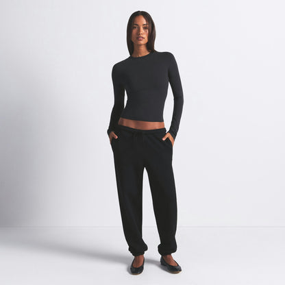 Skims Cotton Fleece Classic Jogger Onyx