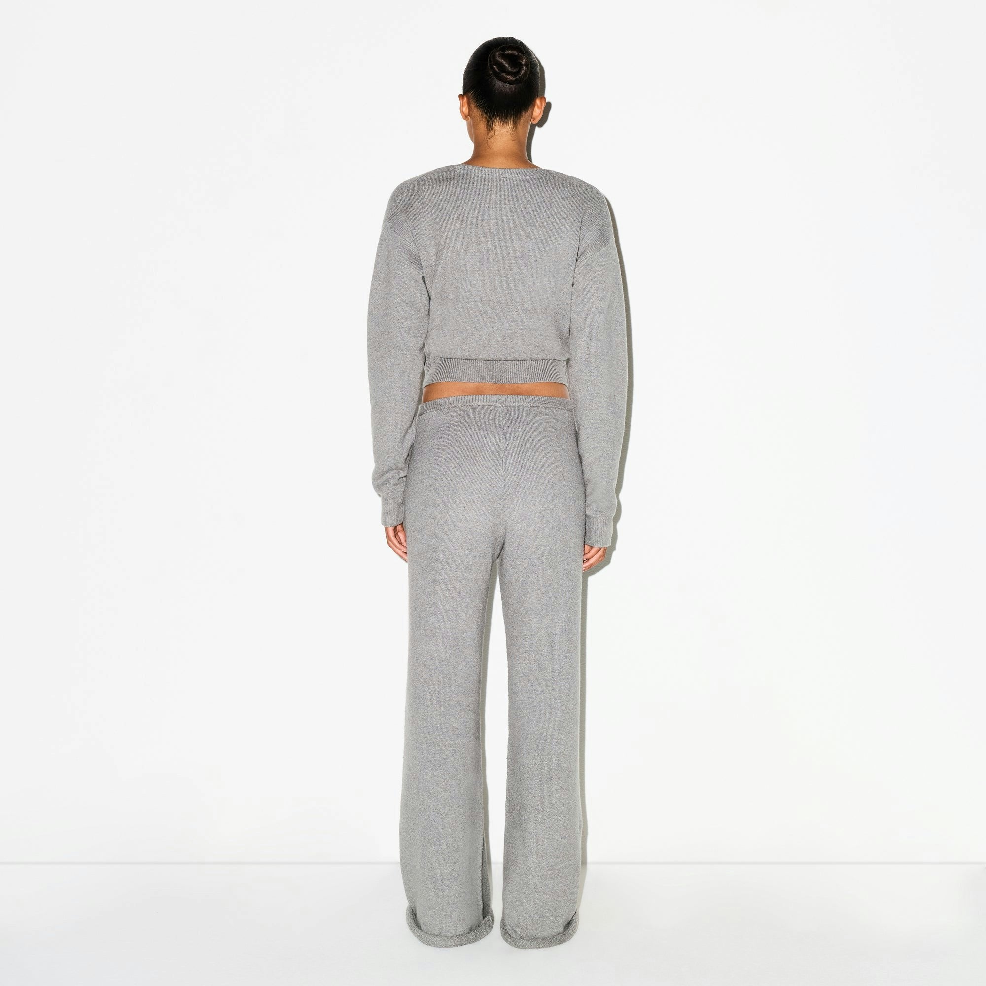 TEXTURED KNIT RELAXED PANT