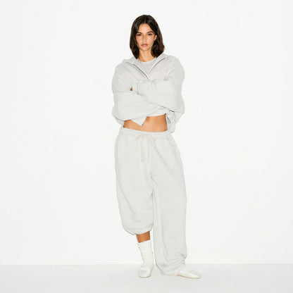 Skims Heavyweight Fleece Oversized Jogger Heather Grey