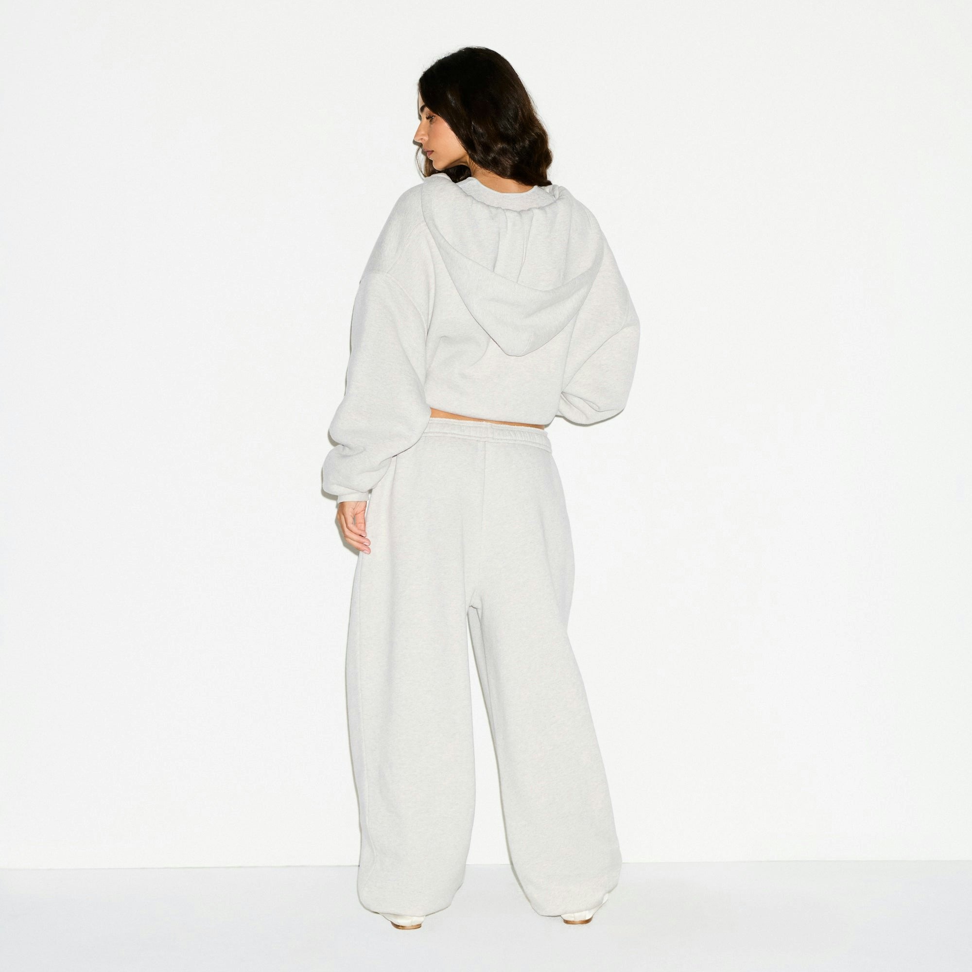 Skims Heavyweight Fleece Oversized Jogger Heather Grey