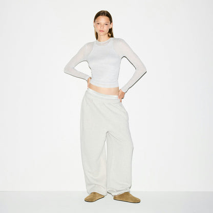 Skims Heavyweight Fleece Oversized Jogger Heather Grey