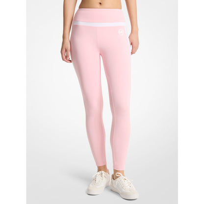 Michael Kors Stretch Knit High-Waisted Leggings CARNATION