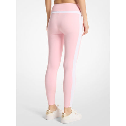 Michael Kors Stretch Knit High-Waisted Leggings CARNATION