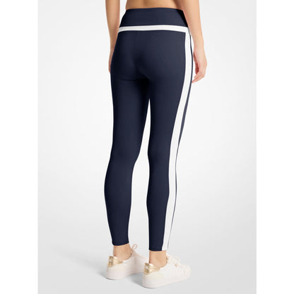 Michael Kors Stretch Knit High-Waisted Leggings MIDNIGHTBLUE