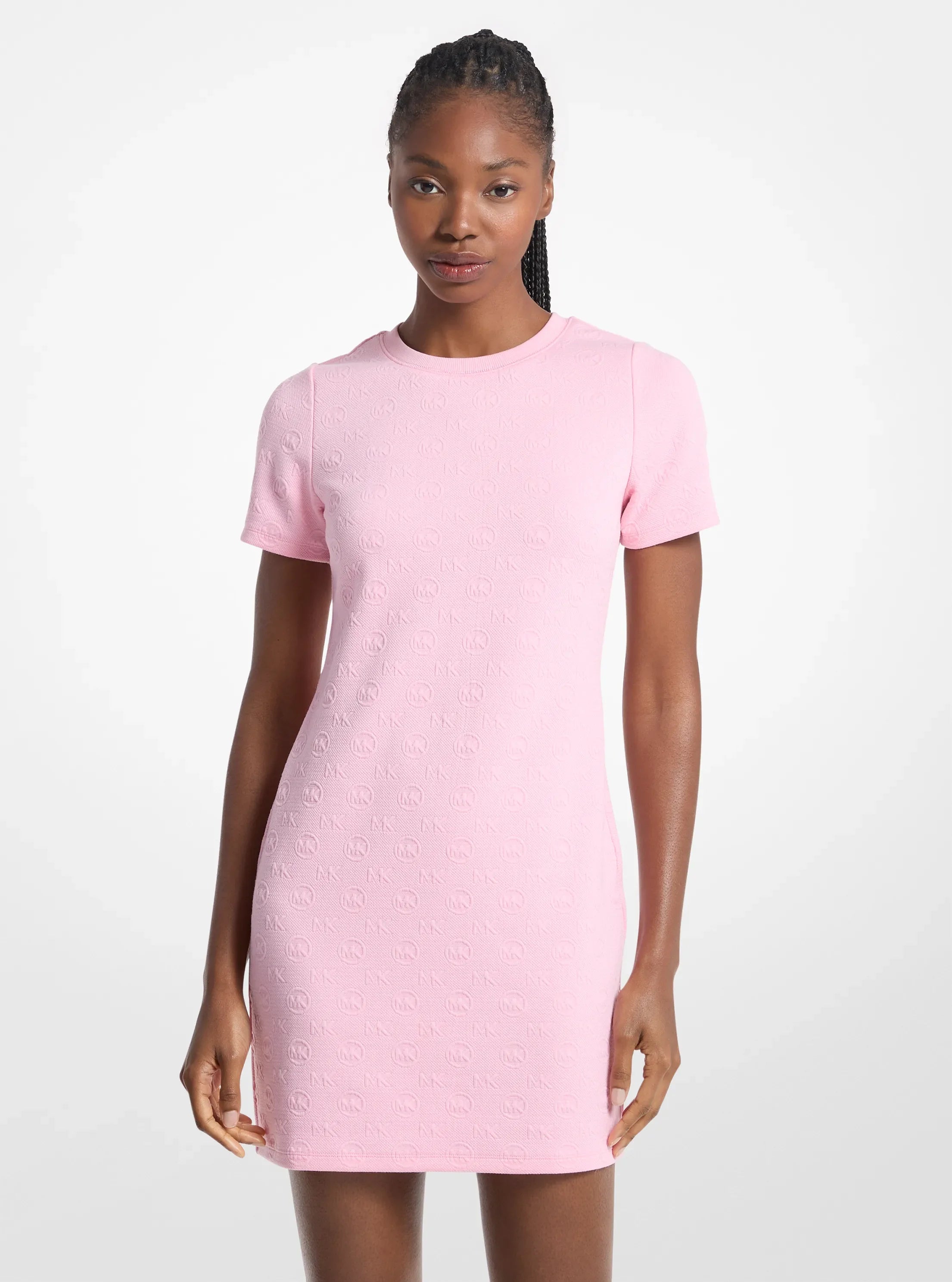 Michael Kors Logo Jacquard Dress CARNATION