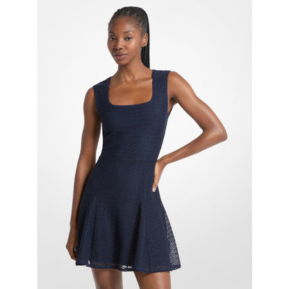 Michael Kors Lace Mini Dress MIDNIGHTBLUE