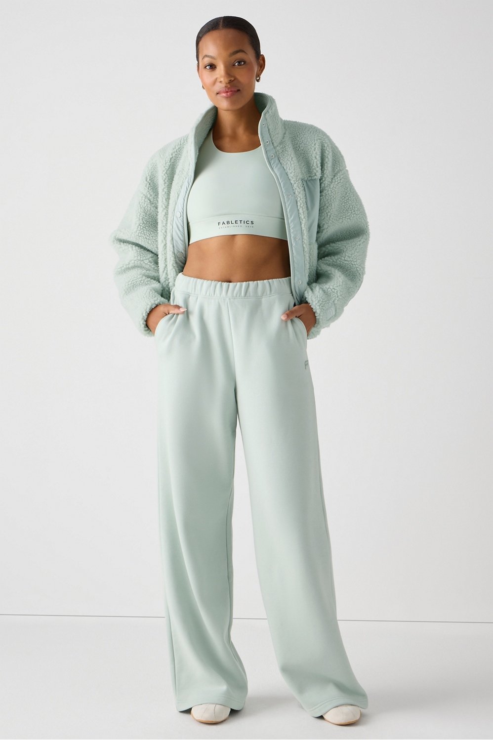 Fabletics Tahoe Teddy Jacket