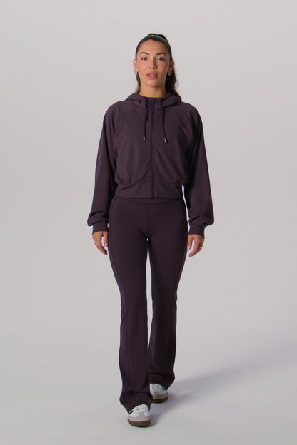 Fabletics Cold Weather Full-Zip Cropped Hoodie