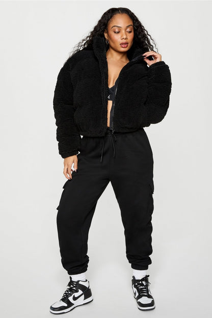 Fabletics Teddy Puffer Jacket